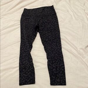 Black Patterned Leggings